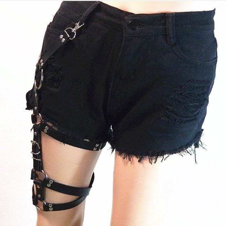 European And American Irregular Winding Trend Garter Belt - Mubimart