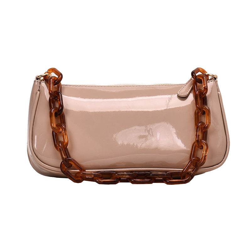 Thick chain Vintage Messenger Women Shoulder Bag - Mubimart