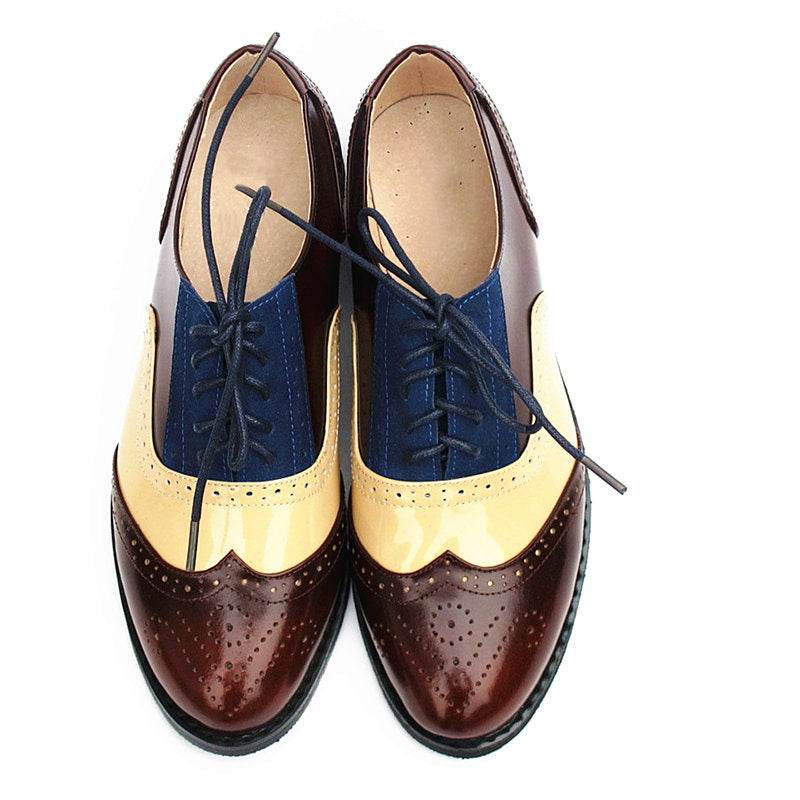 Women's spring Oxford shoes - Mubimart