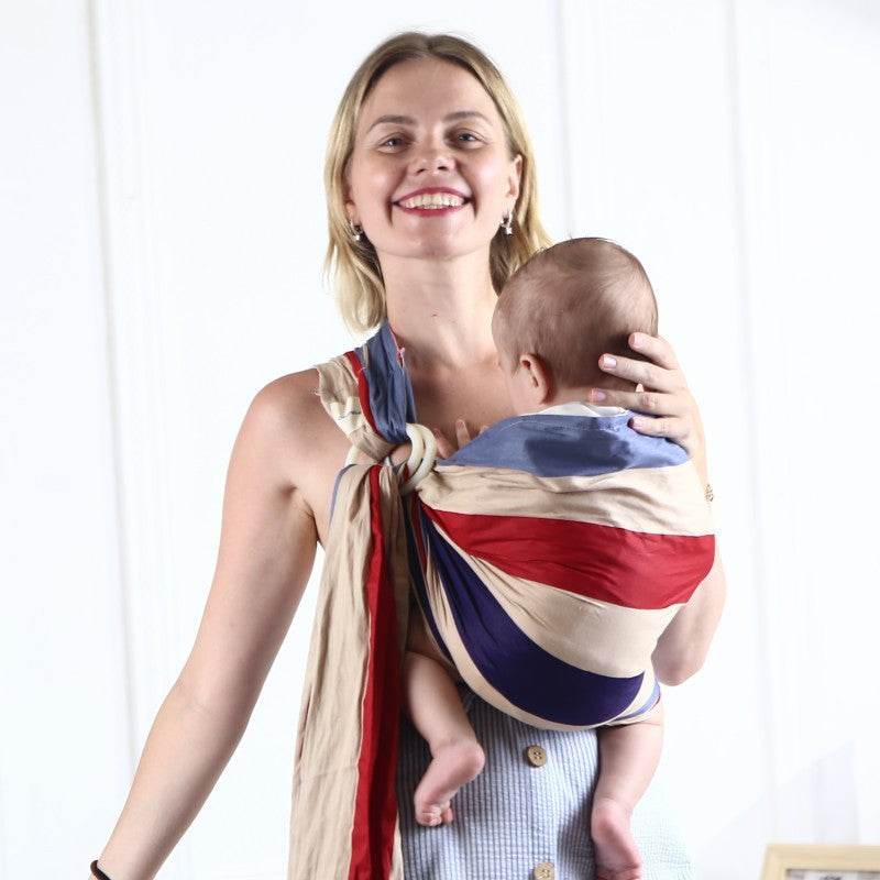 Baby sling solid color baby carrier - Mubimart