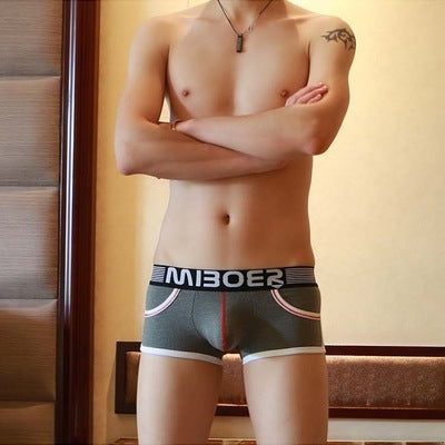 Pocket mid-rise boxer briefs