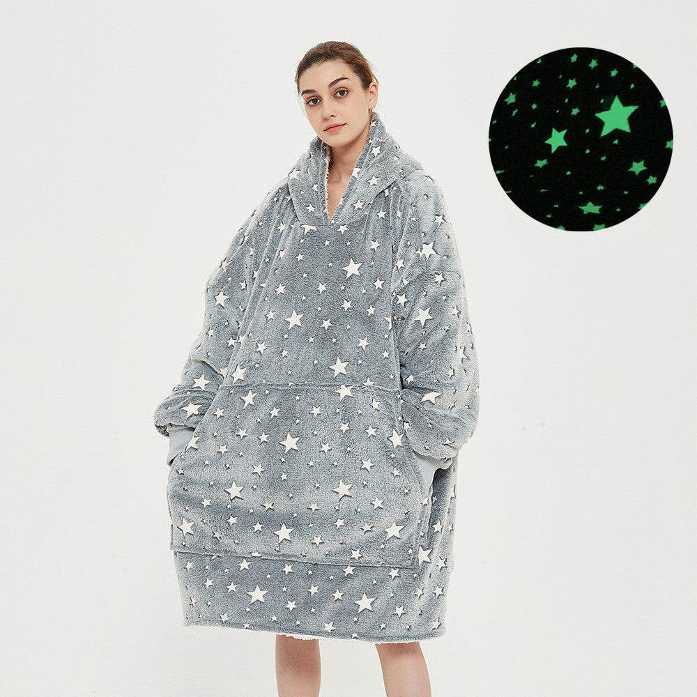 Cold and warm nightgown - Mubimart