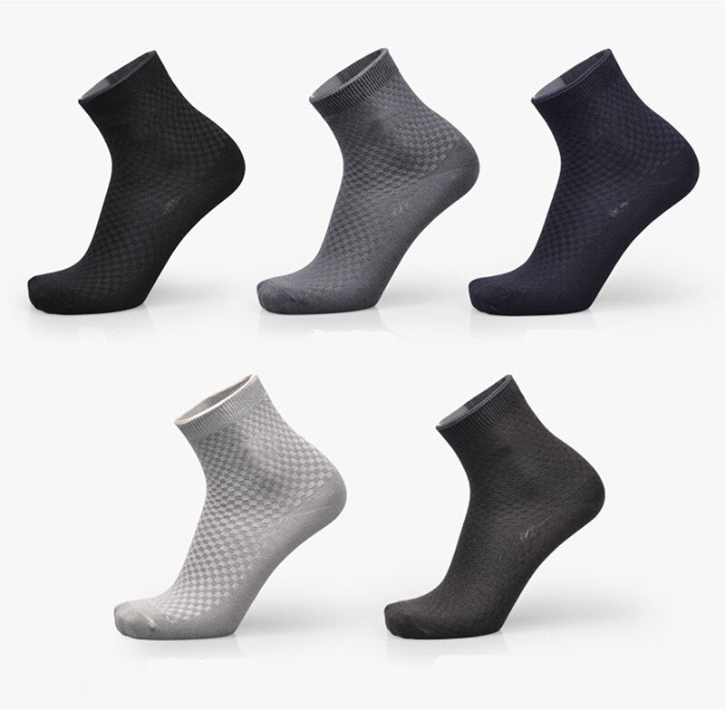 Socks men's new bamboo fiber men's socks - Mubimart -  