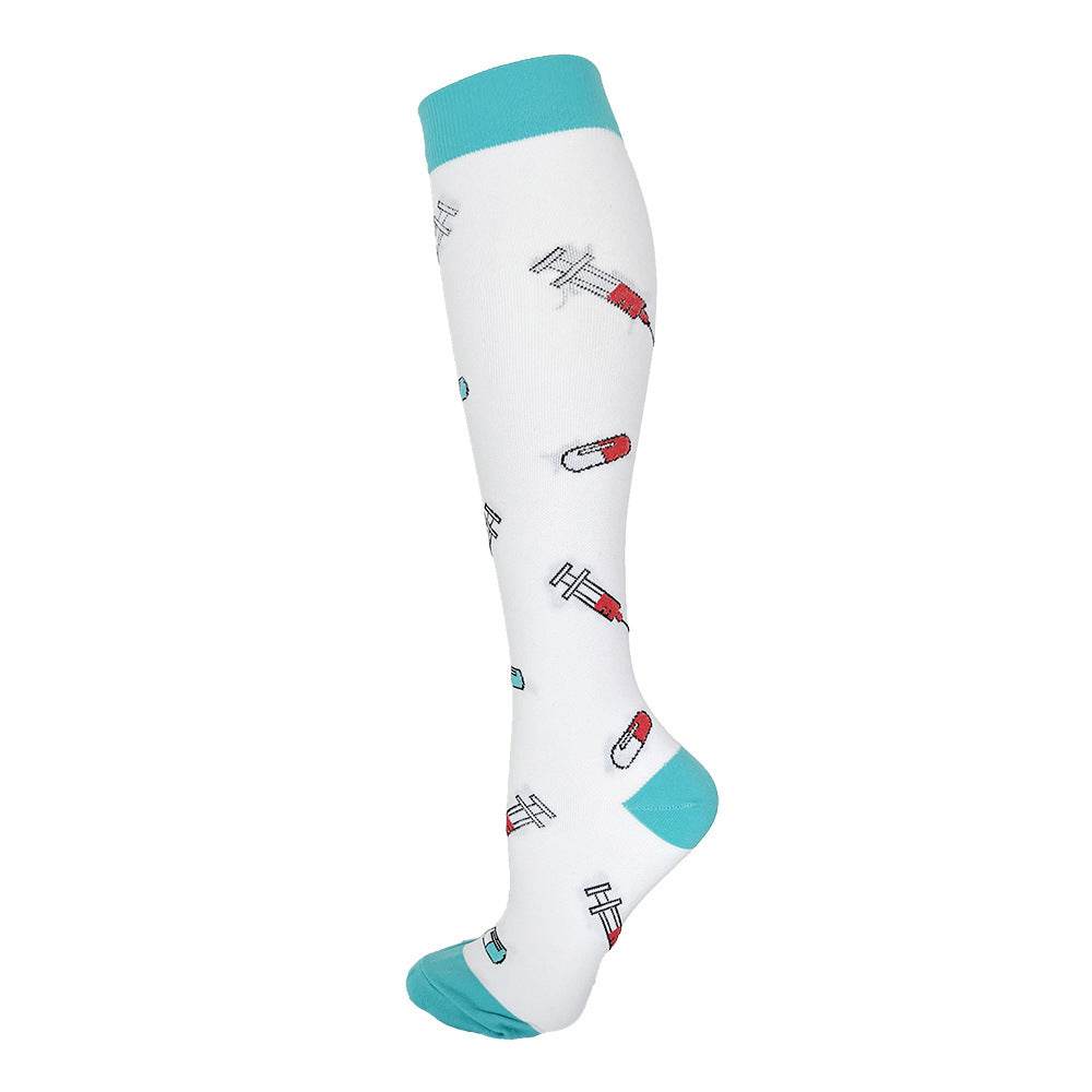 Outdoor Cycling Compression Athletic Tube Socks - Mubimart
