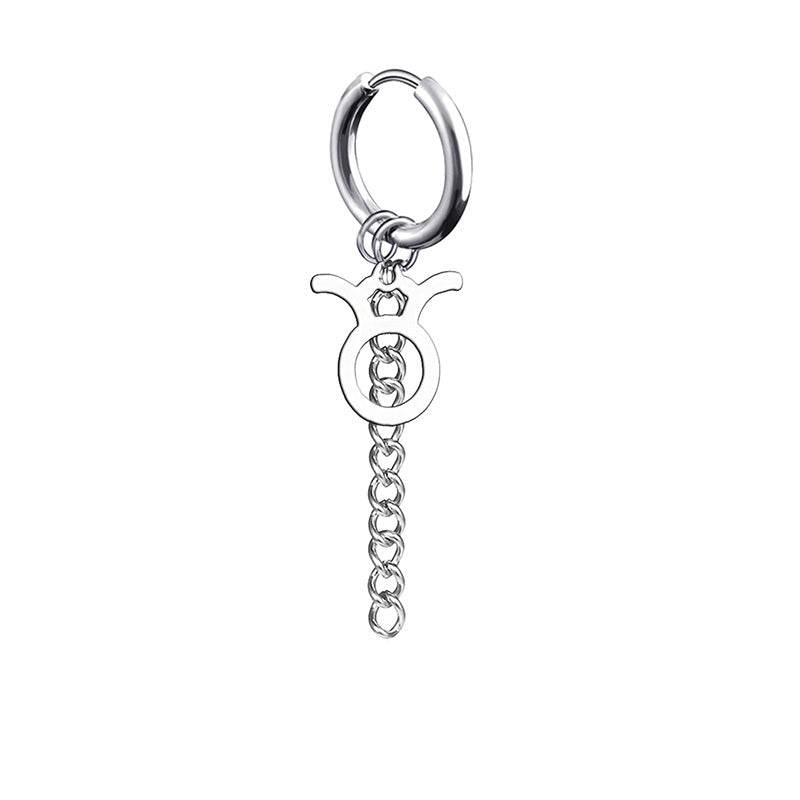 12 constellation earrings for men - Mubimart