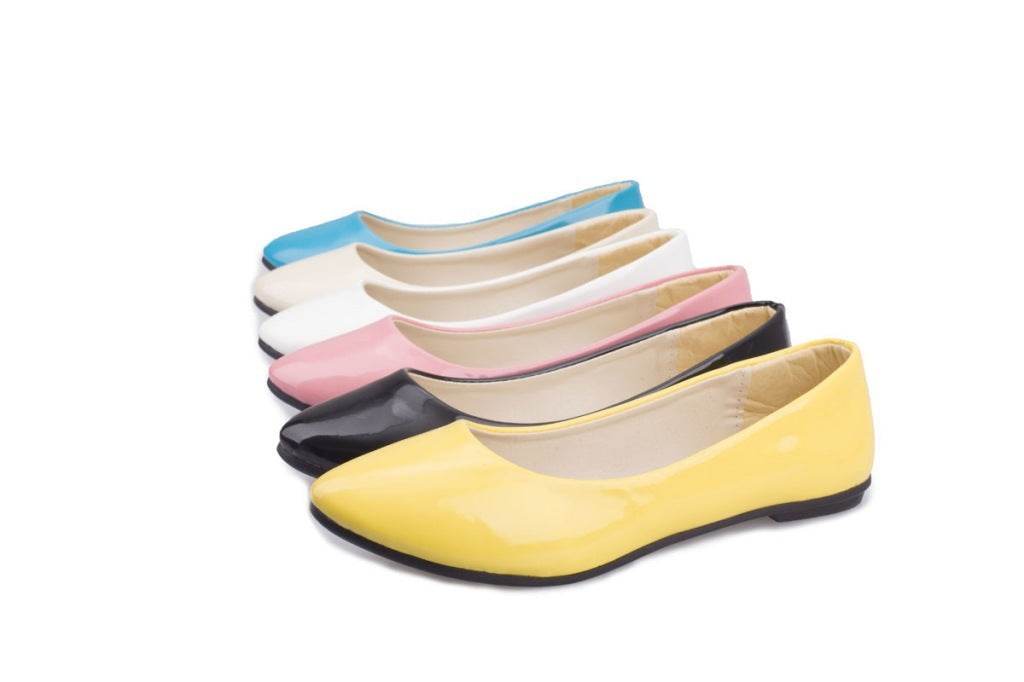 Fashion Korean Style Shoes Flat Pointed Toe - Mubimart