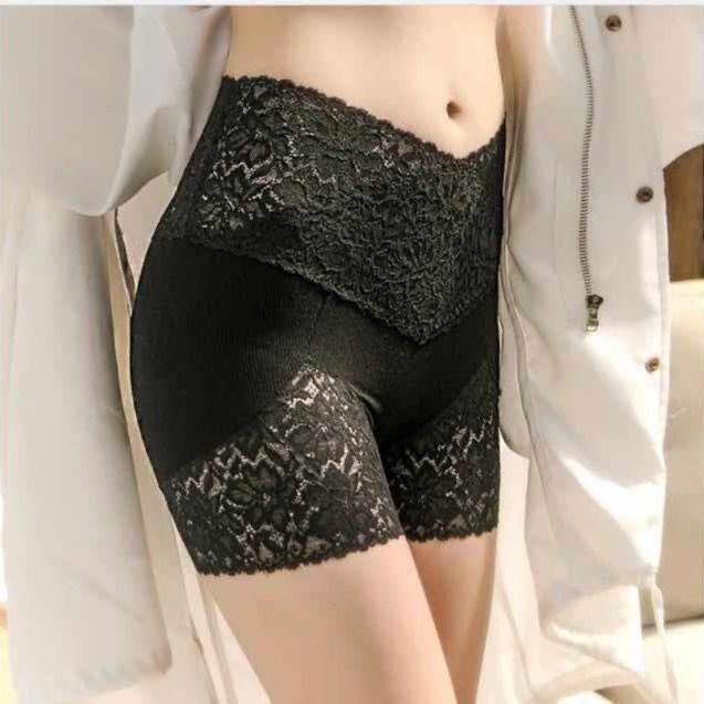 Boxer lace high waist panties - Mubimart