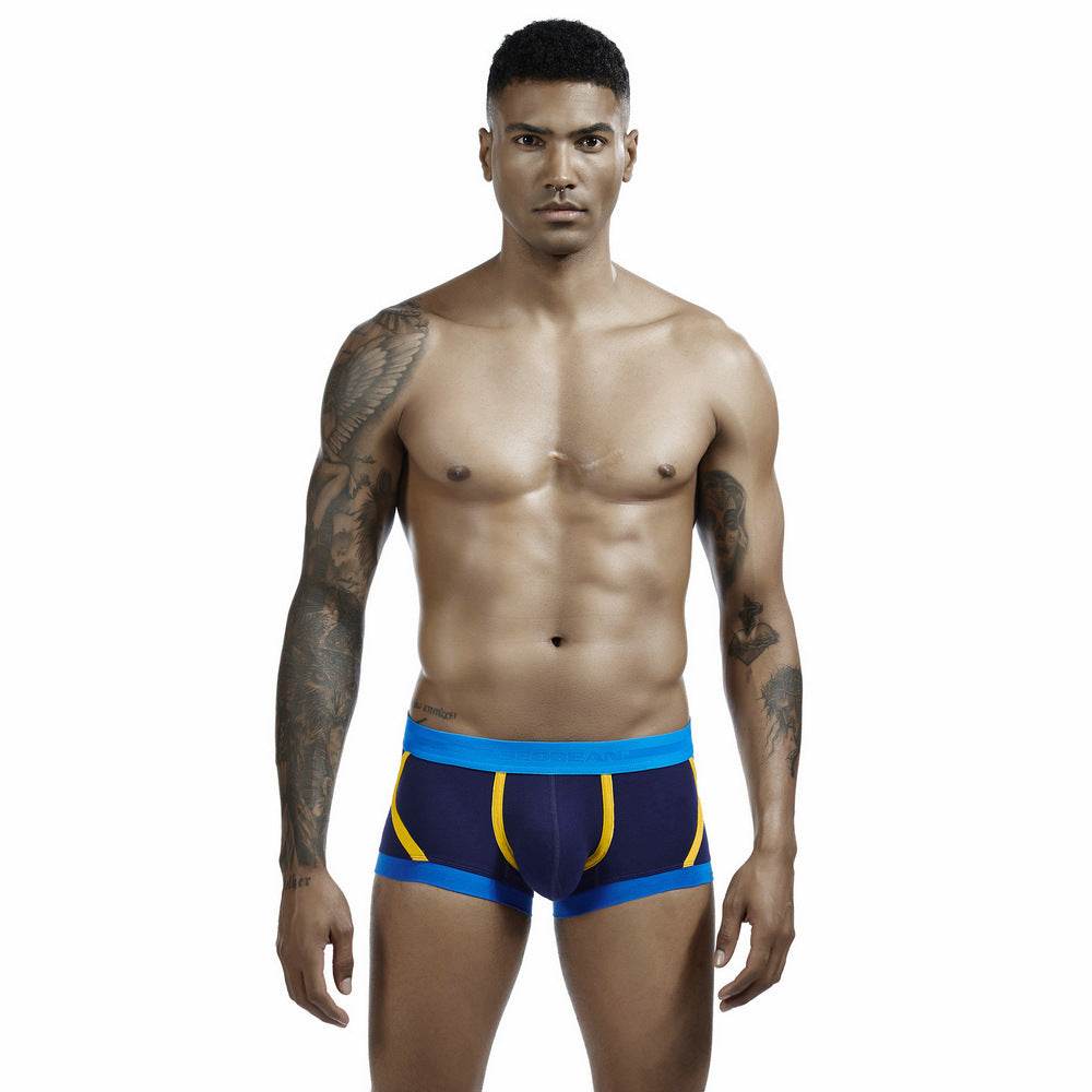 Men's Cotton Boxers Low Waist Panties - Mubimart