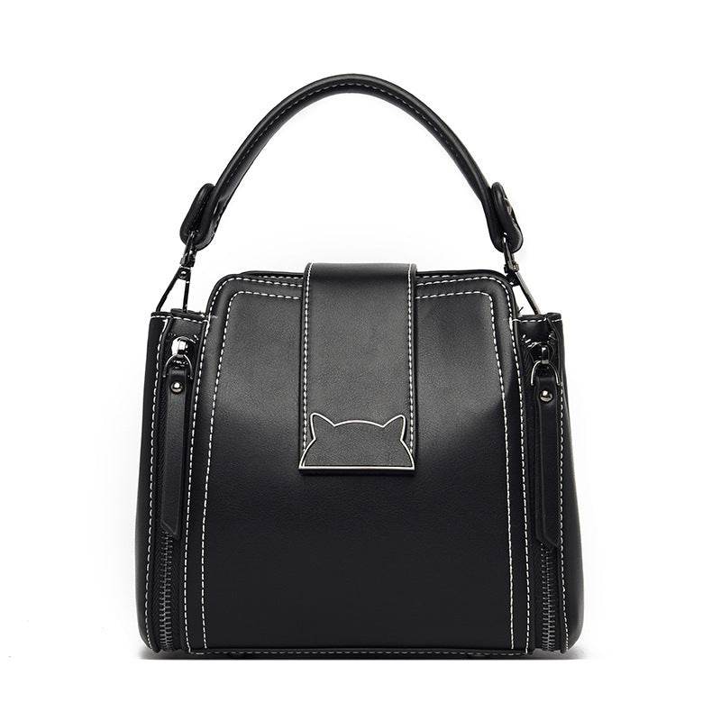 Double Shoulder Strap Diagonal Shoulder Bag Women - Mubimart