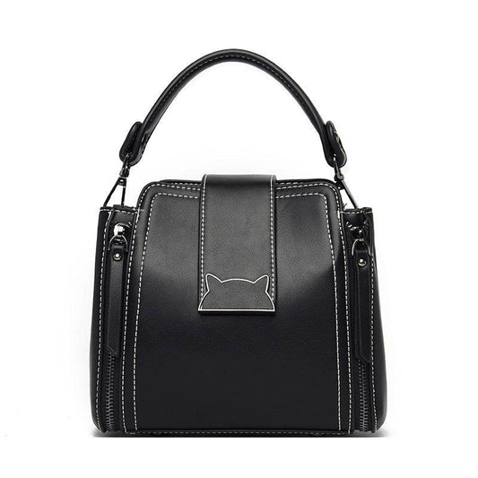 Double Shoulder Strap Diagonal Shoulder Bag Women - Mubimart