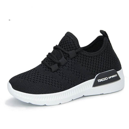 Casual Cross Strap Women Breathable Sneakers - Mubimart