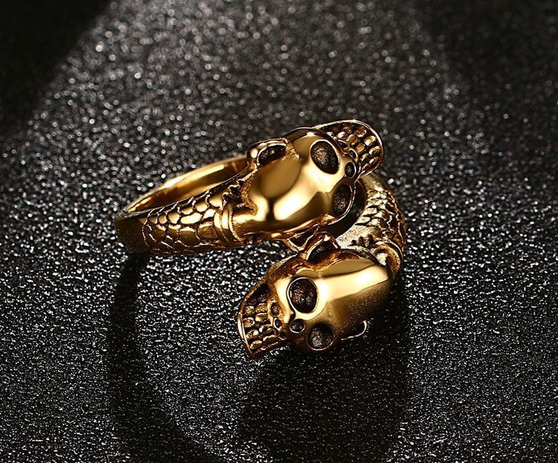 Skull casting ring men