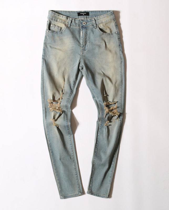 Men's ripped jeans - Mubimart