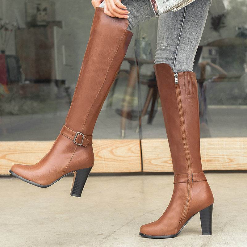 All-match tall boots - Mubimart