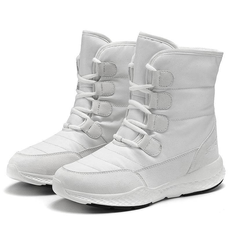 Boots Winter Plush Snow Boot Waterproof - Mubimart