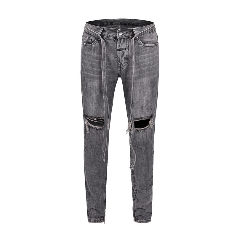 Jeans met rits