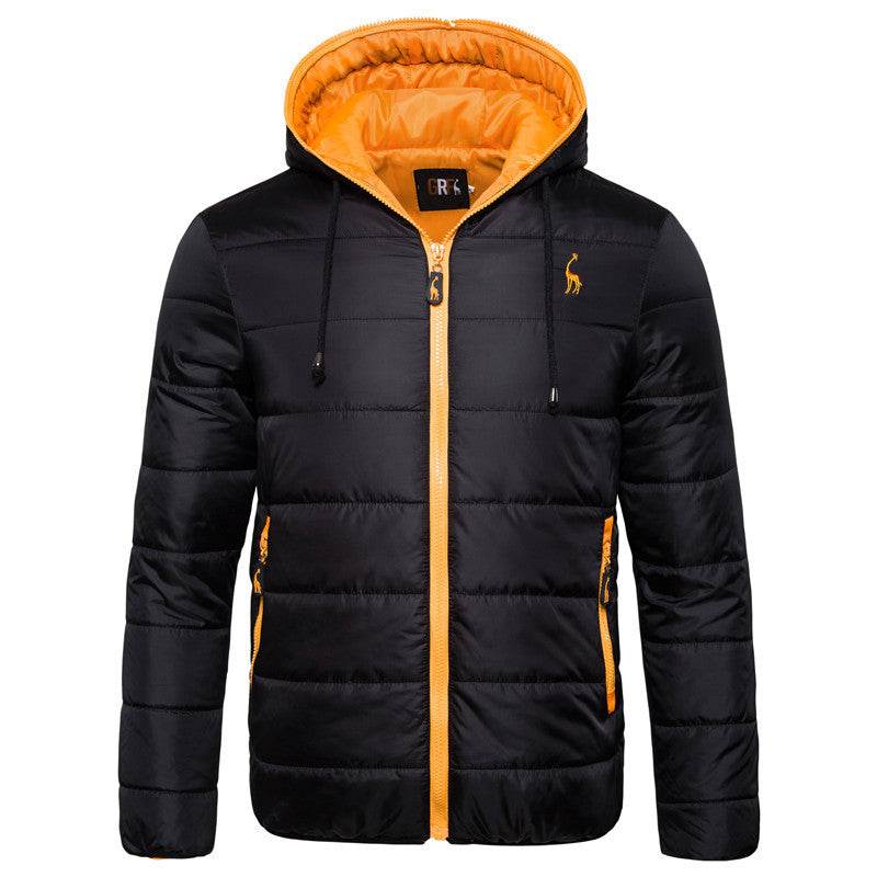 Pure color coat jacket cotton coat - Mubimart