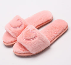 Plush slippers for women - Mubimart -  