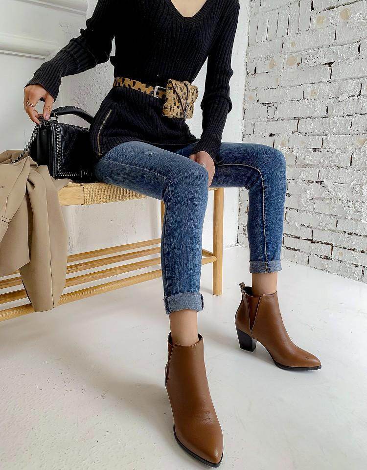 Women Shoes Winter Ankle Boots - Mubimart