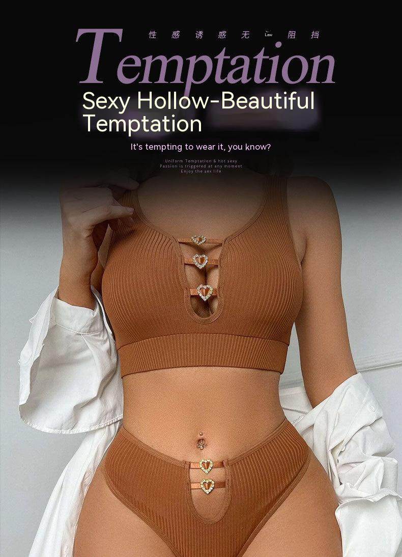 Underwear Push-up Bra Sexy Lingerie Set - Mubimart
