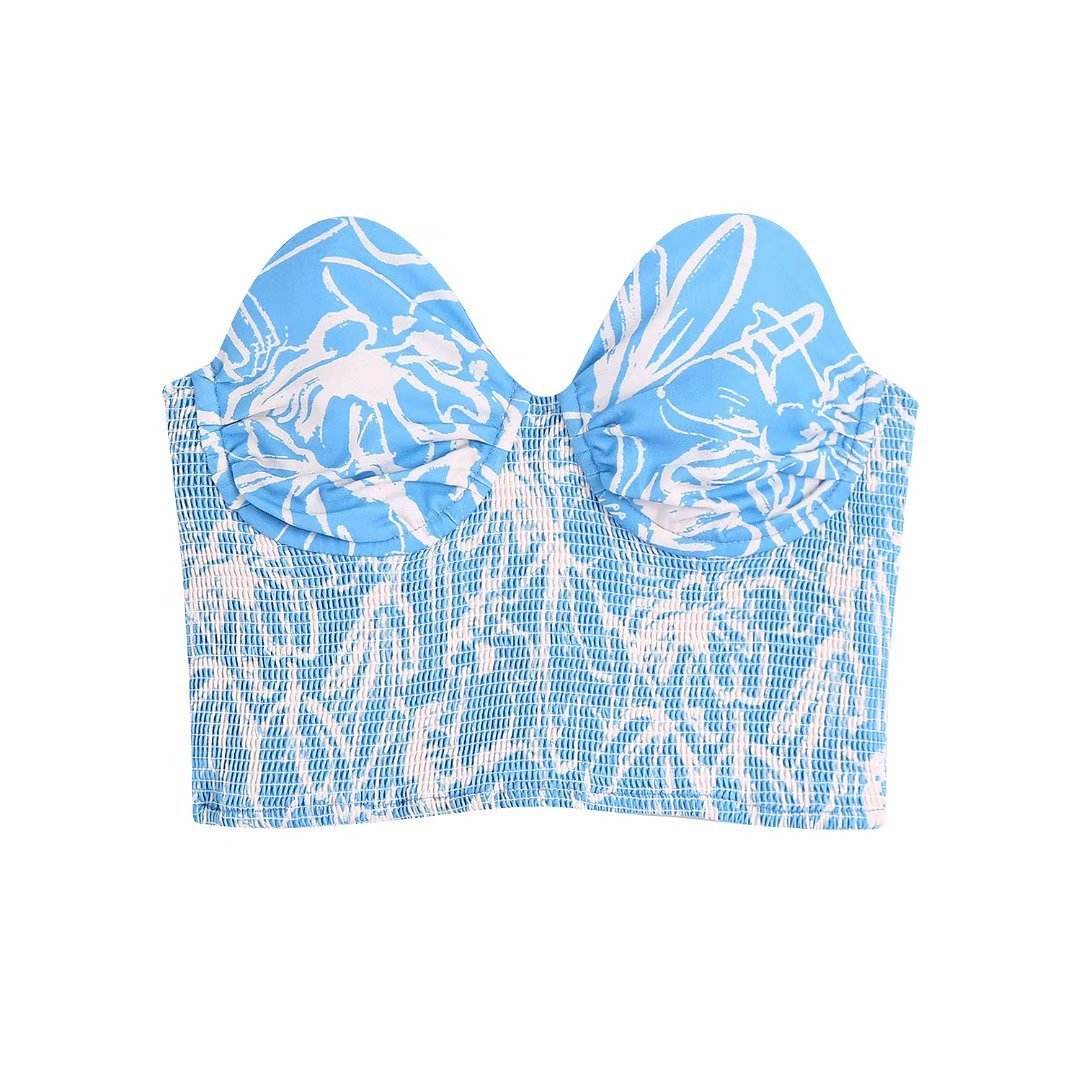 Women's Shapewear Print Camisole Tank Top - Mubimart