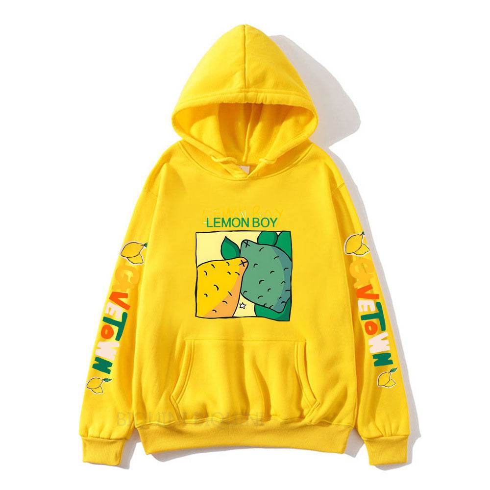 Cavetown Lemon Boy Cartoon Print Hoodies For Fans Mens Cartoon - Mubimart