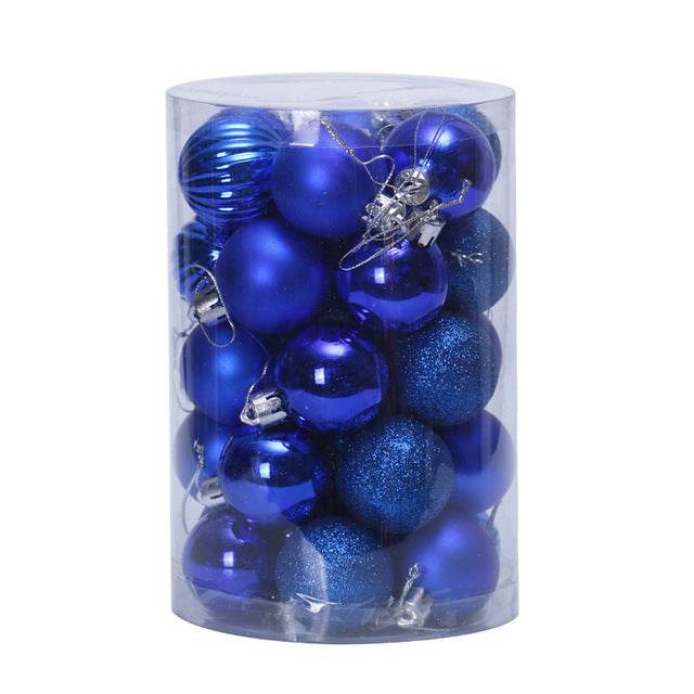 34 Christmas Ball Set 4cm Christmas Ornaments - Mubimart