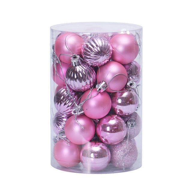 34 Christmas Ball Set 4cm Christmas Ornaments - Mubimart -  