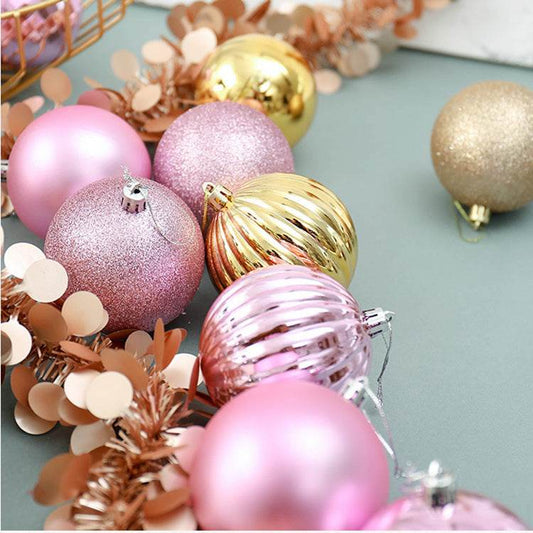 34 Christmas Ball Set 4cm Christmas Ornaments - Mubimart