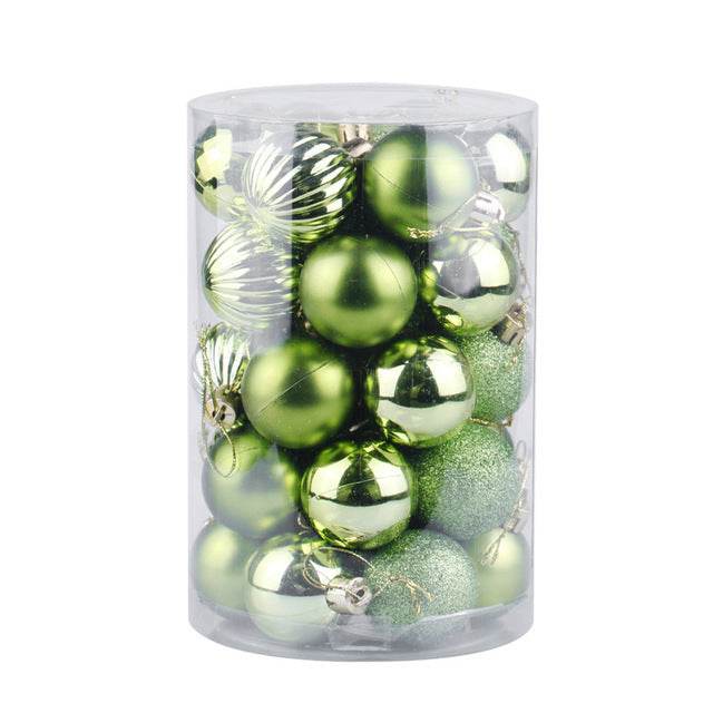 34 Christmas Ball Set 4cm Christmas Ornaments - Mubimart