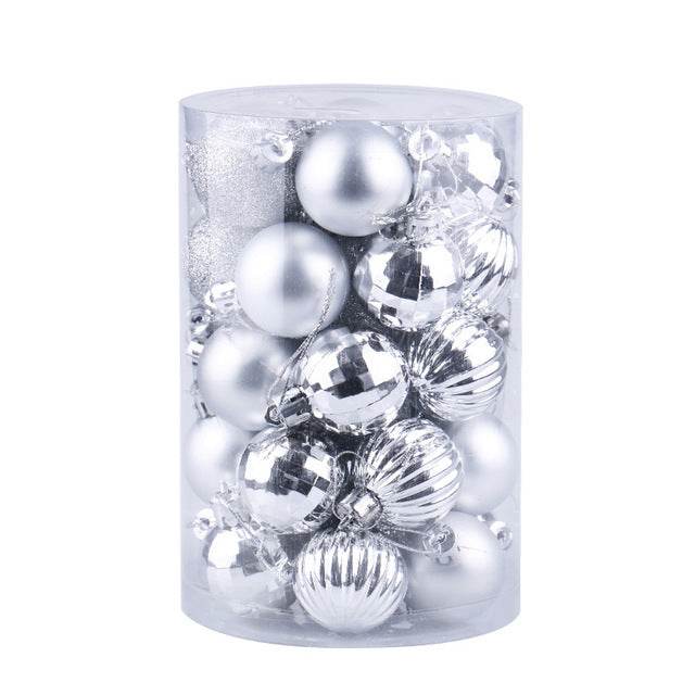 34 Christmas Ball Set 4cm Christmas Ornaments - Mubimart