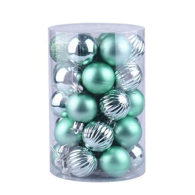 34 Christmas Ball Set 4cm Christmas Ornaments - Mubimart