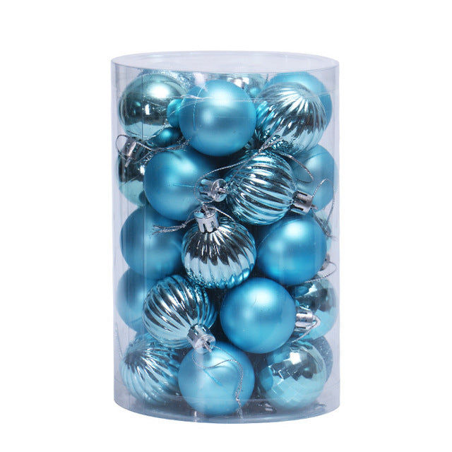 34 Christmas Ball Set 4cm Christmas Ornaments - Mubimart -  