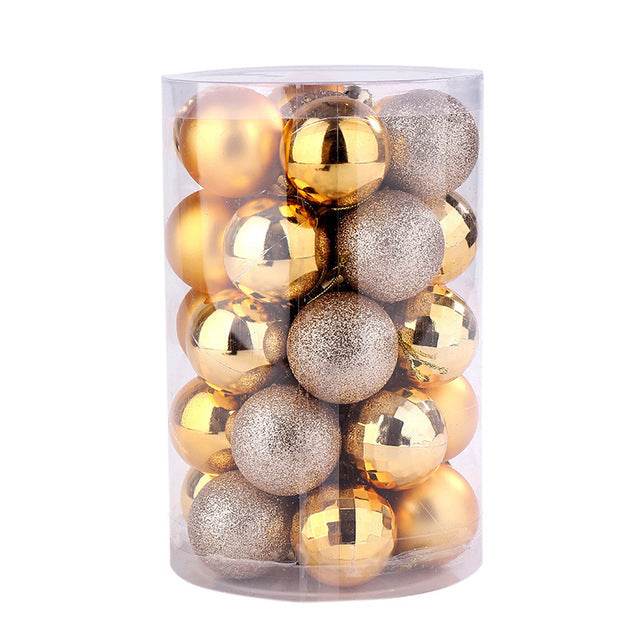 34 Christmas Ball Set 4cm Christmas Ornaments - Mubimart