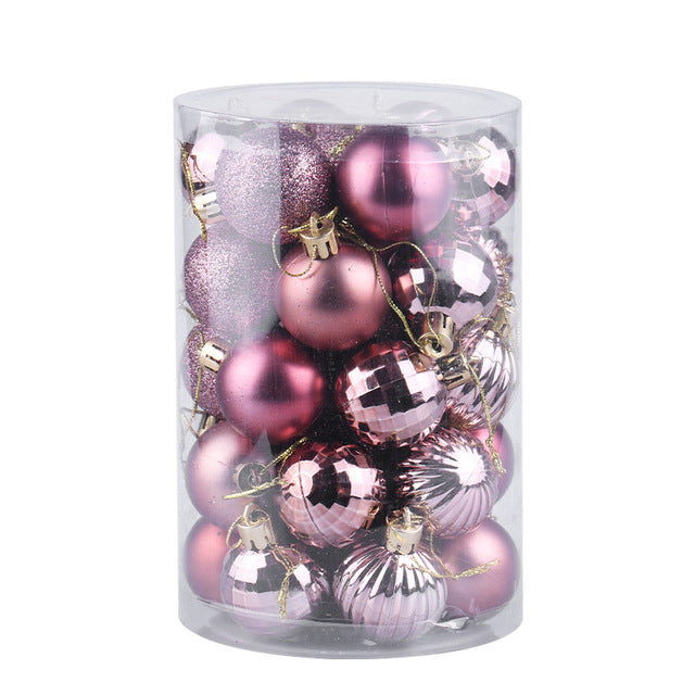 34 Christmas Ball Set 4cm Christmas Ornaments - Mubimart -  