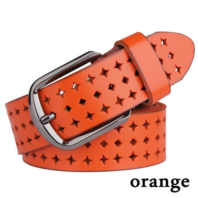 Pin buckle belt belt - Mubimart