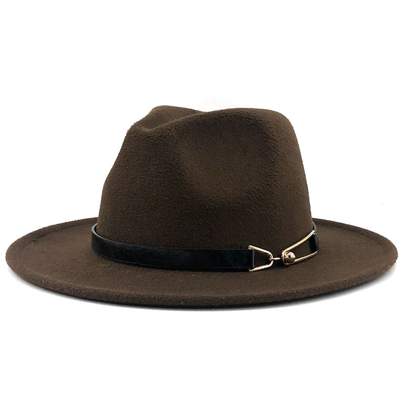 Populaire Fedora Britse Vintage Top Fashion Dames Wollen Hoed