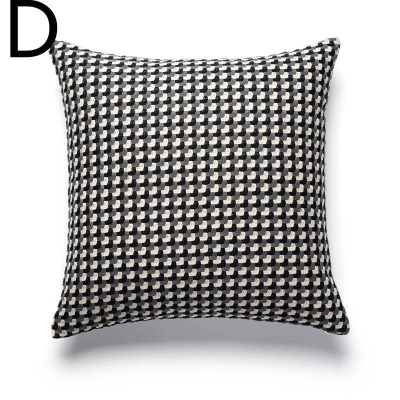 Scandinavian Style Ins Office Lumbar Support Pillowcase Lumbar Pillow - Mubimart