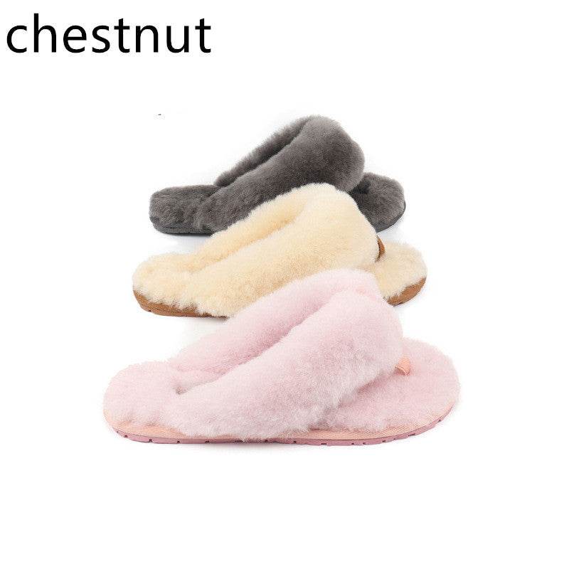 Snow boots women's flip flops - Mubimart