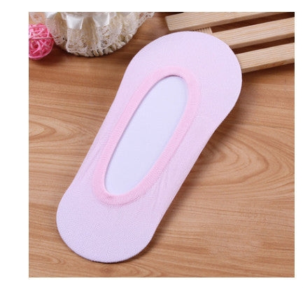 Single shoes and socks, home candy color boat socks, socks, socks, non-slip women's floor socks, invisible socks, boneless socks