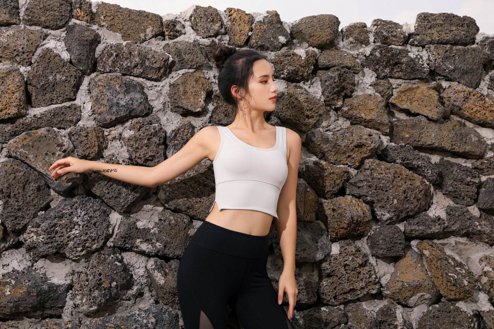 Sports zipper bra - Mubimart
