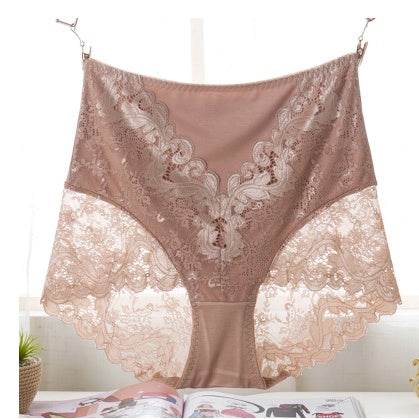 Sexy Lace Tummy Shaping Panties - Mubimart