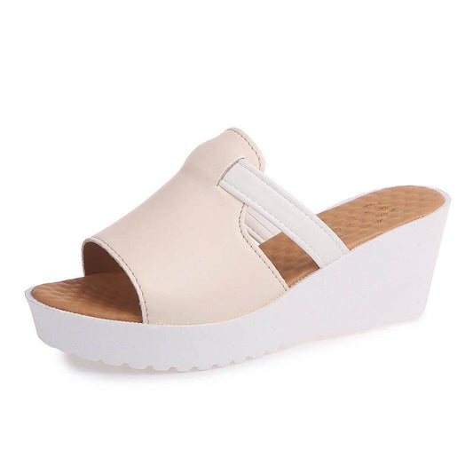 Wedge heels and slippers - Mubimart