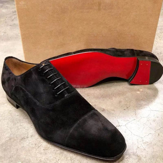 Oxford Shoes Men's Shoes Suede Classic Business Dress - Mubimart