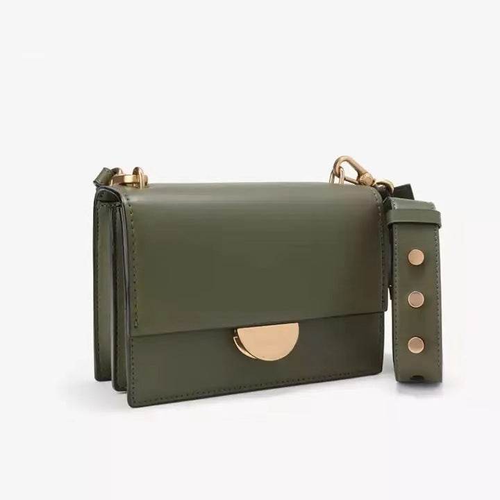 Shoulder strap women bag small square bag small semicircle - Mubimart