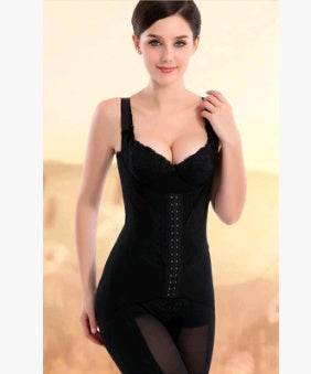 Flat angle jumpsuit adjustable corset ladies postpartum corset underwear abdomen corset - Mubimart