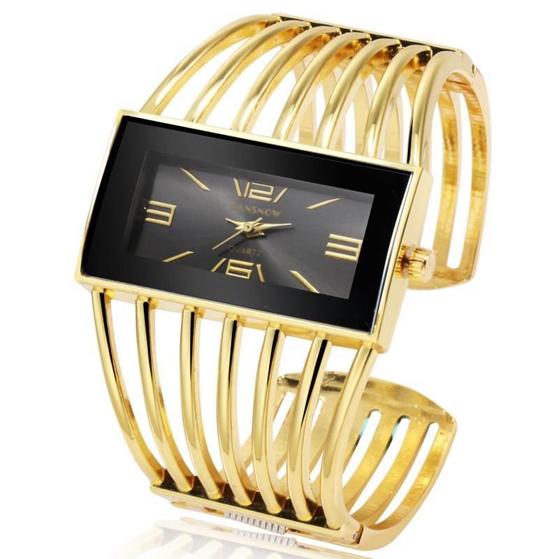 CANSNOW Womens Watch Luxury Fashion Rose Gold Bangle Bracelet Watch Women Dress Clock Female Lady Saati Girls Wristwatch Relojes - Mubimart