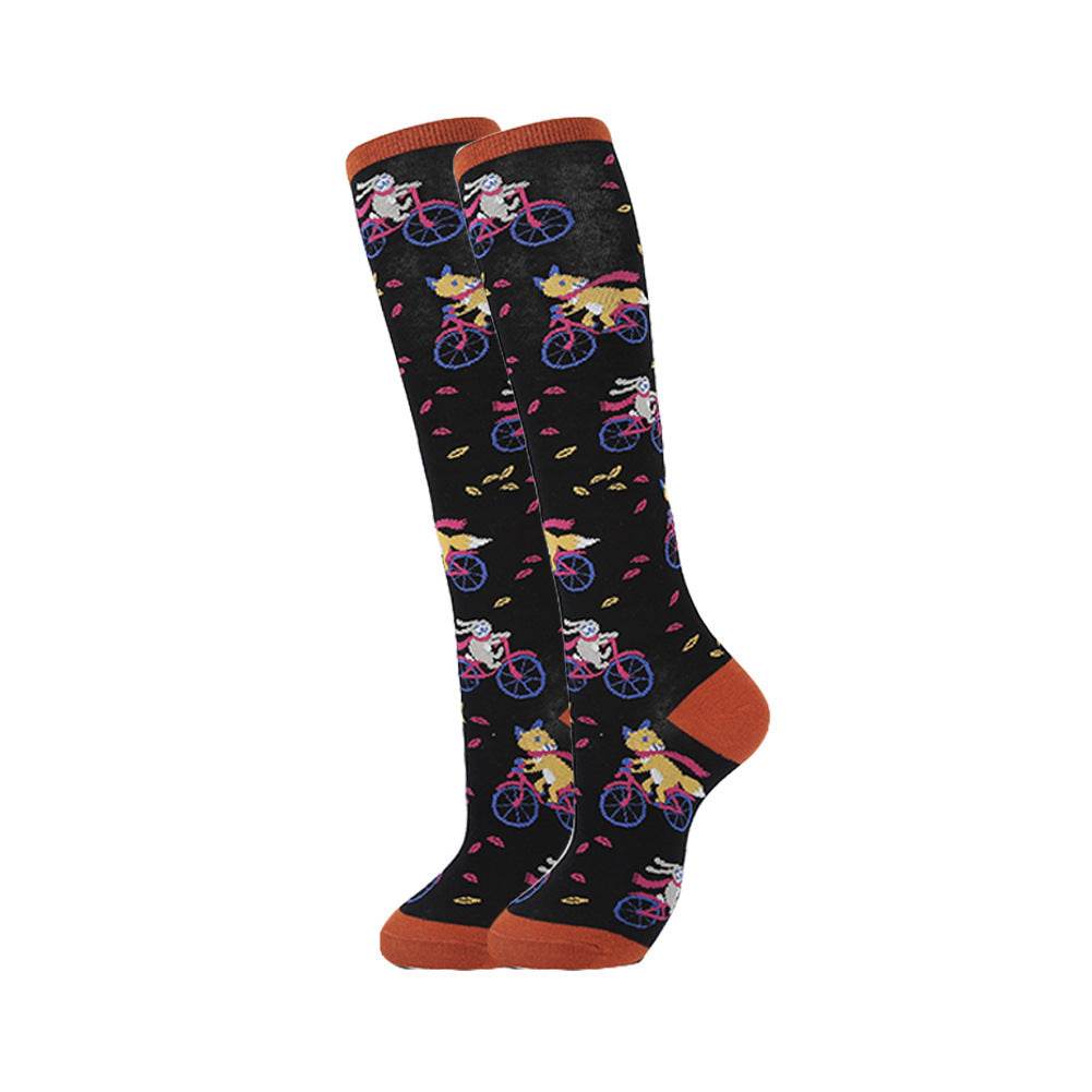 Knee length pile of socks - Mubimart