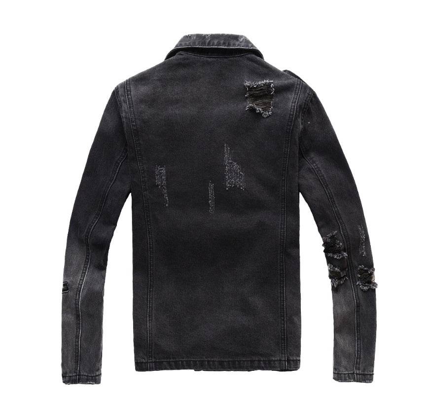 Denim jacket black denim jacket - Mubimart