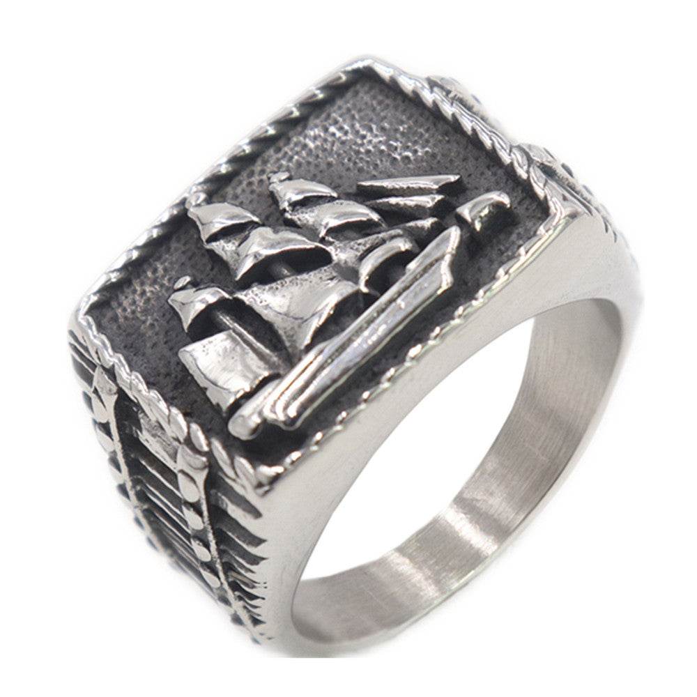 Titanium steel Viking ring for men - Mubimart